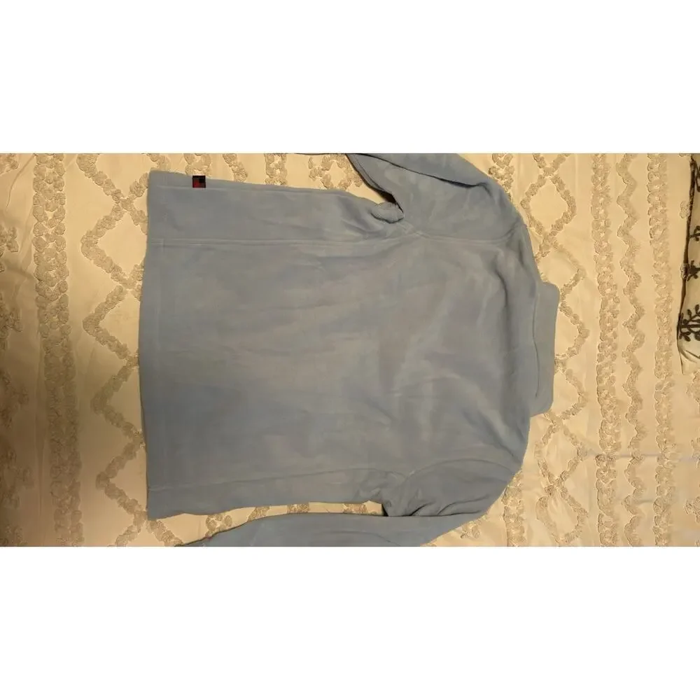 Woolrich Jacket Womens Small Blue Fleece Full Zip Pockets Collar Warm Winter - Picture 5 of 5